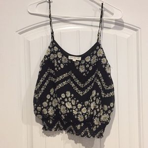 Love Fire Cropped Tank